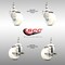 Service Caster 3 Inch 316SS Nylon Wheel Swivel 3/8 Inch Threaded Stem Caster Brakes SCC, 2PK SCC-SS316TS20S314-NYS-381615-2-TLB-2 - alternate 5